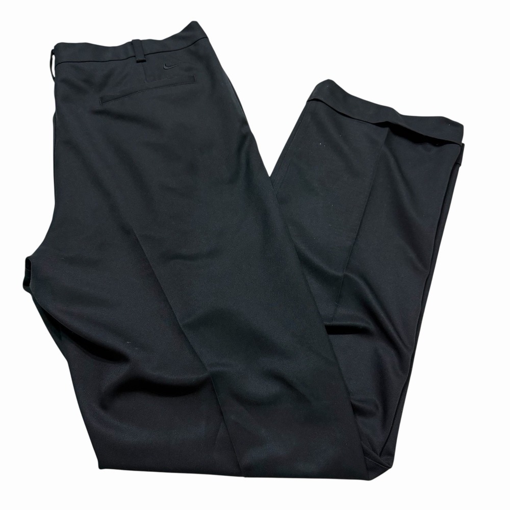 Nike‎ Golf Fit Dry Black Performance Pants Mens 36x34 Pleated Golf